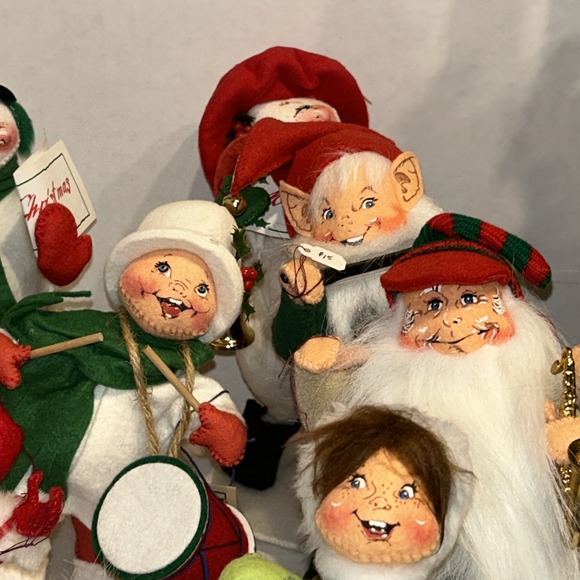 Annalee Mobilitee Workshop Christmas Santa Snowman Kitties Holiday Figurine Lot - Picture 7 of 7